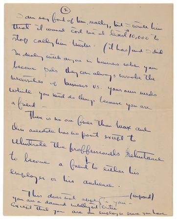 Lot #360 Ernest Hemingway Autograph Letter Signed to Arnold Gingrich, Months Before His Magazine's Debut - “Esquire sounds bad to me (as title)” - Image 3