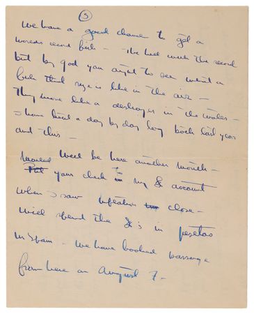 Lot #360 Ernest Hemingway Autograph Letter Signed to Arnold Gingrich, Months Before His Magazine's Debut - “Esquire sounds bad to me (as title)” - Image 6