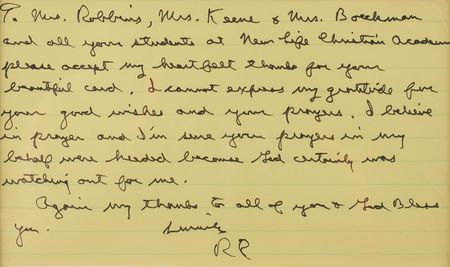 Lot #122 Ronald Reagan Autograph Letter Signed as President on Faith and Surviving the 1981 Assassination Attempt - Image 2