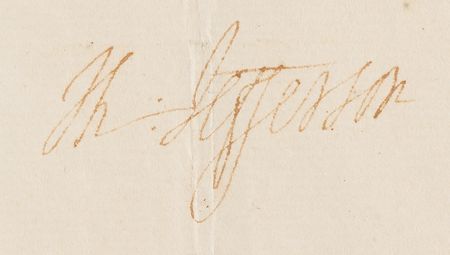 Lot #6 Thomas Jefferson and James Madison Signed Four-Language Ship's Passport (1806) - Image 2