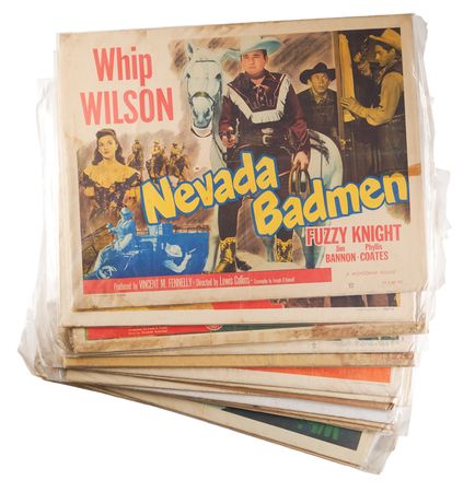 Lot #810 Western Movie Posters and Lobby Cards - Collection of 2,500+ from the Golden Age of Old West Cinema, Highlighted by Roy Rogers, Gene Autry, Whip Wilson, and Lash LaRue - Image 3
