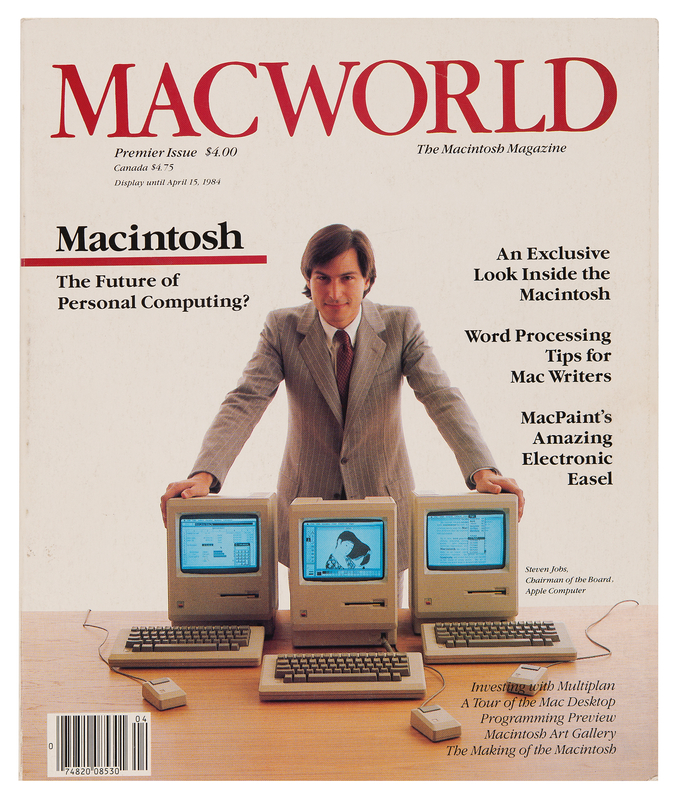 Lot 4032 Steve Jobs: Macworld Magazine Premiere Issue (February 1984)