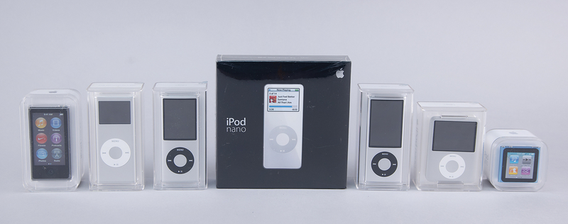 Lot 4089 Apple iPod Nano Complete Seven-Generation Factory-Sealed Run (2005-2012)