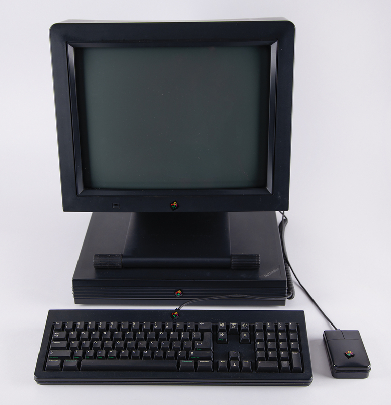 Lot 4167 NeXTstation Prototype Computer Set, with MegaPixel Display, Keyboard, Mouse, and Software
