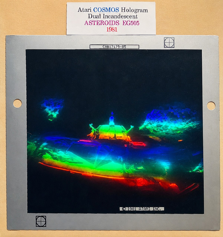 Lot 4214 Atari Cosmos Hologram Prototype for Asteroids (1981)