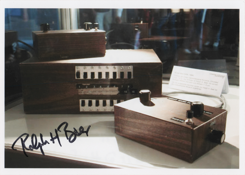 Lot 4206 Ralph H. Baer Twice-Signed Photograph