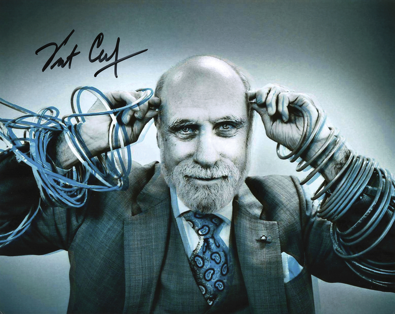 Lot 4208 Vint Cerf Signed Photograph