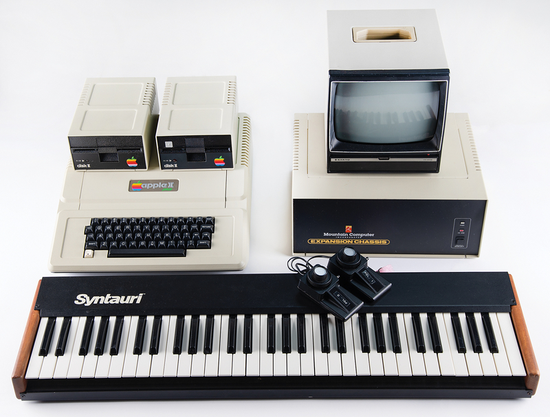 Lot 4053 AlphaSyntauri Computer Music System for Apple II Plus, with Expansion Chassis, Software Library, and Documentation