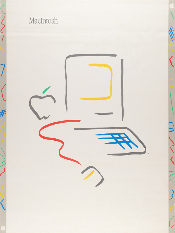Lot 4149 Apple Macintosh Picasso Poster (23.5˝ x 31.5˝)