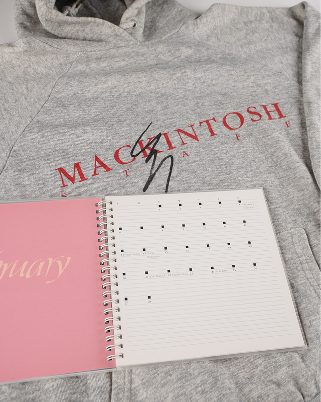 Lot 4109 Apple Macintosh 1983 Team Birthday Calendar and 