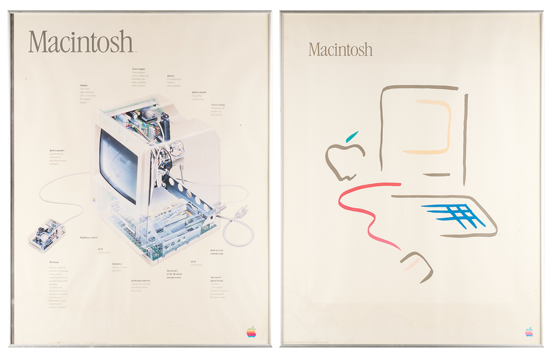 Lot 4146 Apple Computer (2) Macintosh 'Picasso' and 'Technical Cutaway' Posters - Both 21.5˝ x 27.5˝