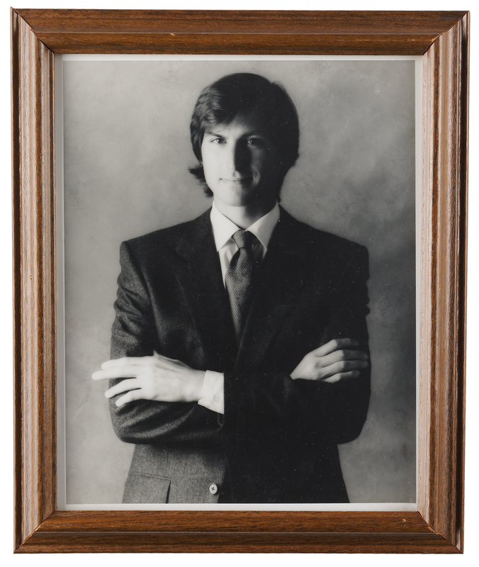 Lot 4012 Steve Jobs Personally-Owned Apple Computer Portrait, Which Hung in His Family's Living Room