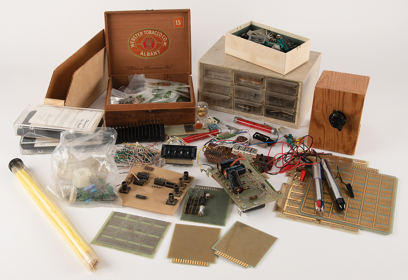Lot 4015 Steve Jobs Personally-Owned Computer Components and Miscellaneous Electronic Parts, Long Stored at the 'Apple Garage' Family Home