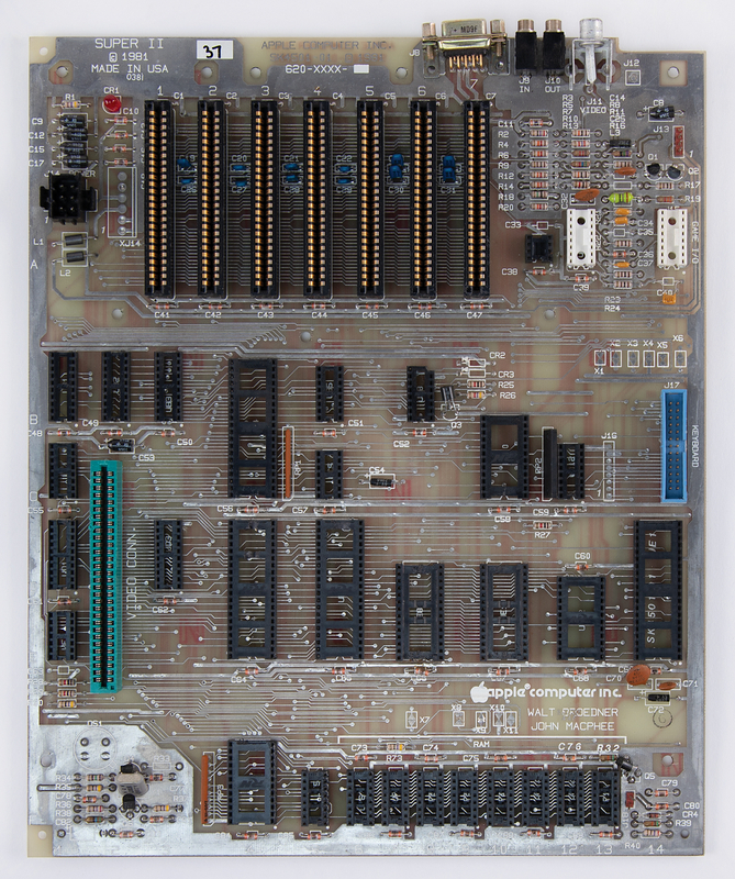 Lot 4050 Apple IIe 'Super II' Prototype Logic Board (1981)