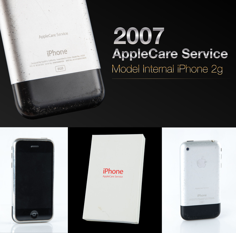Lot 4230 Apple iPhone - AppleCare Service Model A1203, Serial No. 5K80500MYEN (1st Generation, 8GB)