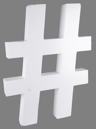 Lot #4194 Twitter Inc. 'Hashtag' Signs (2) from the Company's New York Offices at 249 West 17th Street - Illuminated Metal and Foam Displays - Image 6
