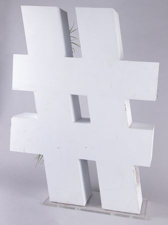 Lot #4192 Twitter Inc. 'Hashtag' Decorative Greenery Display from the Company's New York Offices at 249 West 17th Street - Image 3