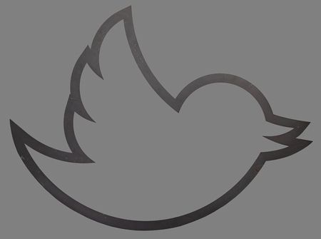 Lot #4190 Twitter Inc. 'Bird Logo' Metal Wall