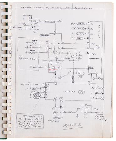 Lot #4047 Steve Wozniak Custom-Designed Apple II Data-Display Interface System with “Woz” ALS and 29-Page Engineering Binder (September 1977) - Image 11