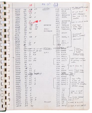 Lot #4047 Steve Wozniak Custom-Designed Apple II Data-Display Interface System with “Woz” ALS and 29-Page Engineering Binder (September 1977) - Image 12
