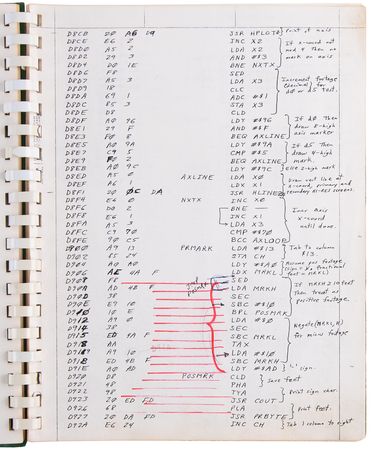 Lot #4047 Steve Wozniak Custom-Designed Apple II Data-Display Interface System with “Woz” ALS and 29-Page Engineering Binder (September 1977) - Image 13