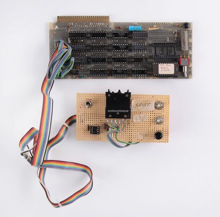 Lot #4047 Steve Wozniak Custom-Designed Apple II Data-Display Interface System with “Woz” ALS and 29-Page Engineering Binder (September 1977) - Image 2