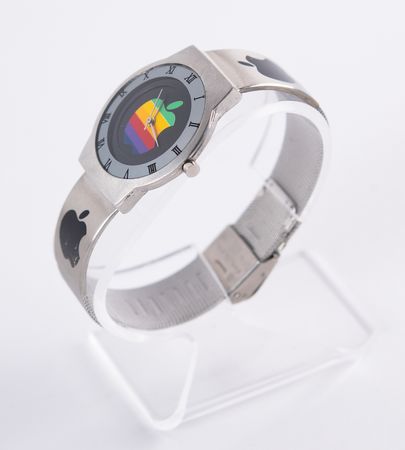 Lot #4157 Apple Computer Watch with Rainbow Logo - Image 3