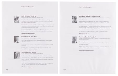 Lot #4148 Apple 'Think Different' Educator Series Posters (30) - Three Complete Sets - Image 13