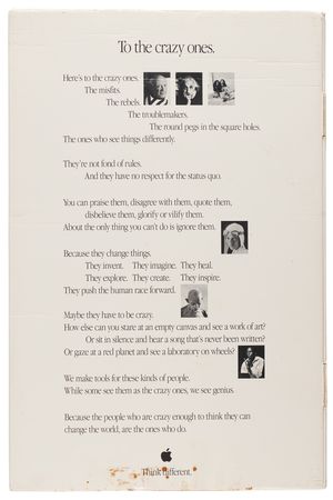 Lot #4148 Apple 'Think Different' Educator Series Posters (30) - Three Complete Sets - Image 14