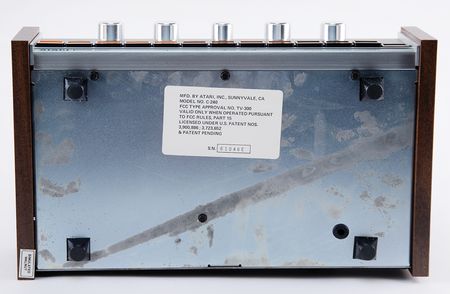 Lot #4213 Atari Video Music - Model C240 - Image 4