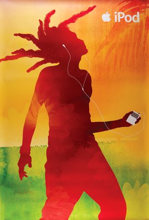 Lot #4134 Apple iPod Collection of (11) Advertising Posters - Image 3