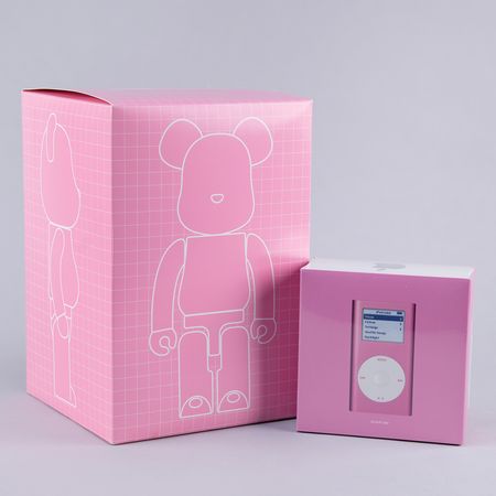 Lot #4086 iPod Mini Hello Kitty BE@RBRICK Set (2nd Generation, Sealed - 6GB, Pink) - Image 1