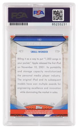 Lot #4119 Tim Cook Signed 2011 Topps iPod Trading Card - Image 2