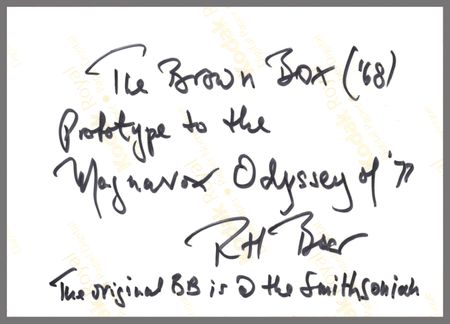 Lot #4206 Ralph H. Baer Twice-Signed Photograph - Image 2