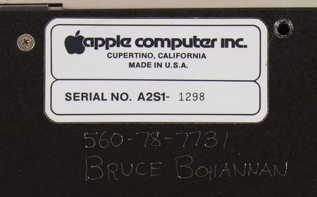 Lot #4045 Apple II Computer with Early Rev. 0 Board (Serial No. A2S1-1298) - Image 6