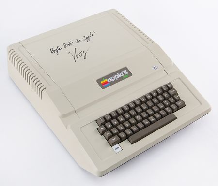 Lot #4051 Steve Wozniak Signed Apple II Plus Computer: 