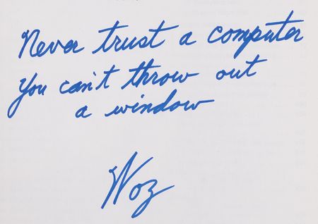 Lot #4048 Steve Wozniak Signed Apple II Reference Manual: 