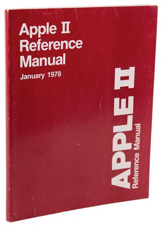 Lot #4048 Steve Wozniak Signed Apple II Reference Manual: 