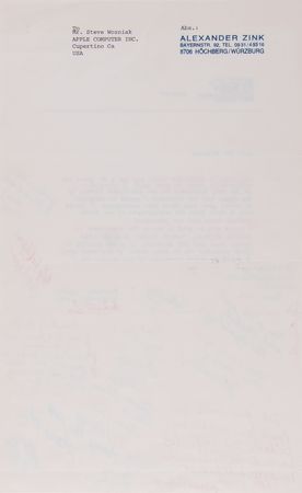 Lot #4025 Steve Jobs Signature on 1984 Fan Letter Co-Signed by Steve Wozniak, John Sculley, and (13) Members of the Macintosh Team - “Let's change the world! steve jobs” - Image 4