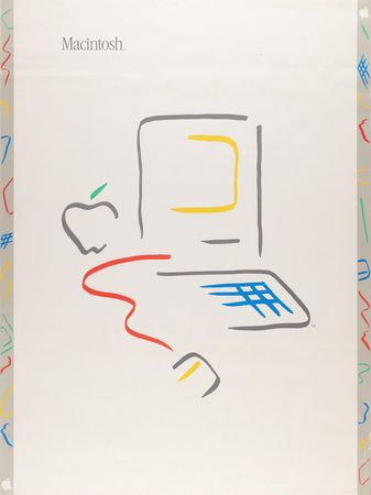 Lot #4149 Apple Macintosh Picasso Poster (23.5˝ x