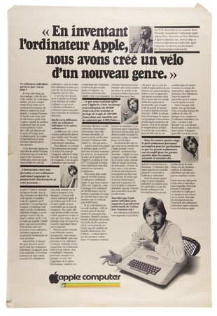 Lot #4160 Apple France Lot of (11) Promotional Publications and Posters - Image 5