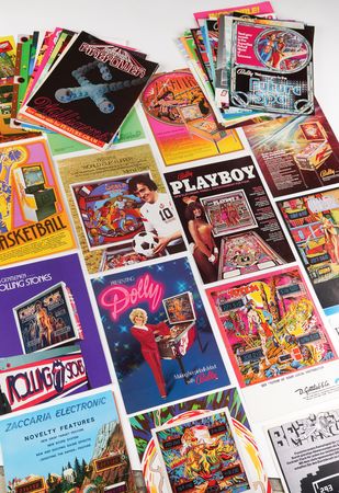 Lot #4212 Arcade and Pinball Collection of (80+) Vintage Promotional Literature, Manuals, and Technical Documents - Image 2