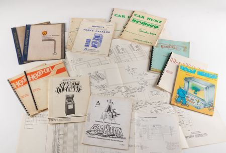 Lot #4212 Arcade and Pinball Collection of (80+) Vintage Promotional Literature, Manuals, and Technical Documents - Image 4