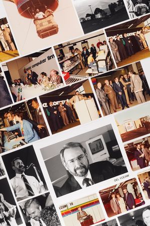 Lot #4114. Del Yocam's Archive of (24) Original Apple Photographs, with Steve Jobs and Mike Markkula