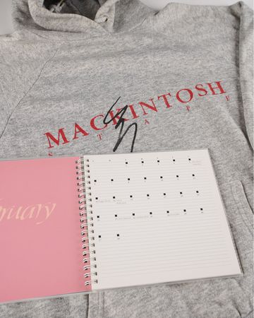 Lot #4109 Apple Macintosh 1983 Team Birthday Calendar and 