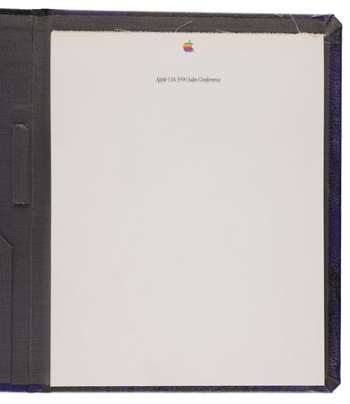 Lot #4127 Apple Computer (4) Presentation Folders and Unused Stationery - Image 4