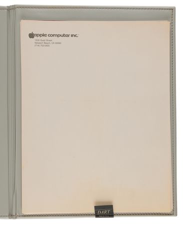 Lot #4127 Apple Computer (4) Presentation Folders and Unused Stationery - Image 5