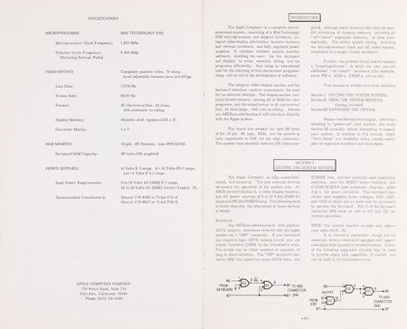 Lot #4041 Apple-1 Computer Operation Manual and Original 1976 Apple-I Advertising Flyer - From the Collection of Ron Wayne - Image 2