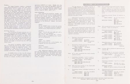 Lot #4041 Apple-1 Computer Operation Manual and Original 1976 Apple-I Advertising Flyer - From the Collection of Ron Wayne - Image 3