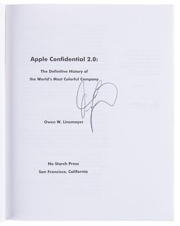 Lot #4035 Ron Wayne Collection of (5) Typed Letters Signed to Apple Confidential Author Owen Linzmayer, with Hand-Drawn Map, Apple-Founding Notes, and Inscribed Books - Image 12
